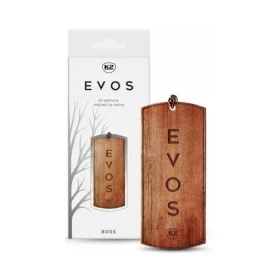 K2 EVOS BOSS / Osviežovač vzduchu do auta / drevená visačka