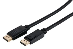 C-tech DisplayPort 1.2 kábel samec - samec 1 m čierna / 4K@60Hz (8594125013707)
