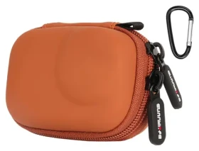 Sunnylife OA6-B130 oranžová / Taška pre športové kamery / DJI OSMO Action 6/5 Pro/4/3 / PU koža + EVA (OA6-B130-C)