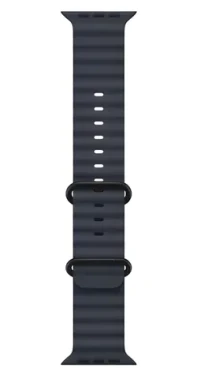 Apple Watch 49mm námornícka modrá, čierny titánový povrch / Oceánsky remienok (MYPA3ZM/A)
