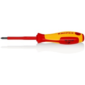 Knipex Knipex-Werk 98 24 01 VDE krížový skrutkovač PH 1 Dĺžka drieku: 80 mm DIN EN 60900; 98 24 01