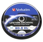 Verbatim MDISC BD- R DL 43847 / Blu-ray disk / 50 GB / 6x / 10 ks / Spindl / Inkjet Printable (43847)
