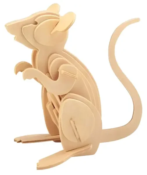 Woodcraft CONSTRUCTION Kit 3D puzzle Myš