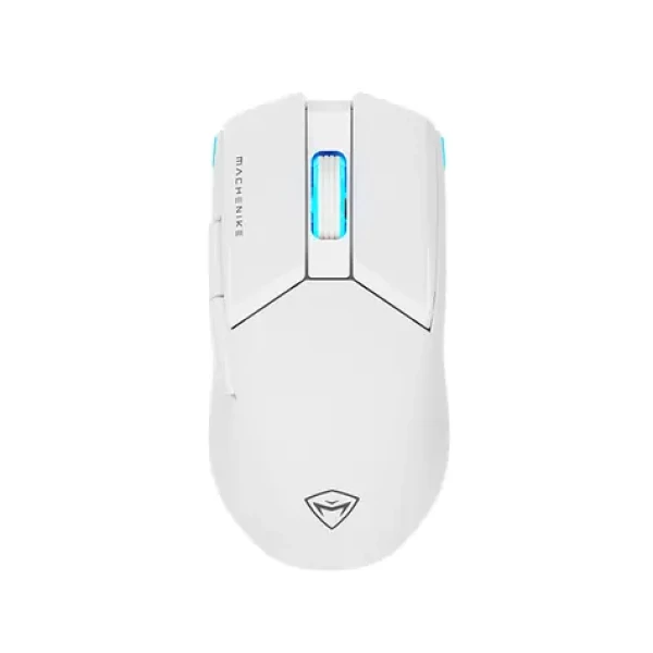 Machenike M7 Pre biela / bezdrôtová herná myš / optická / 26000 DPI / 6 tlačidiel / RGB / 700 mAh / 2.4GHz (208941)