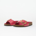 Tenisky Birkenstock Madrid Big Buckle Natural Leather Patent Women High-Shine Fuchsia Tulip EUR 39