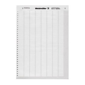 Weidmüller 1724151044-10 LM MT300 17X9 WS tlačiareň pre popisovacie systém Druh montáže: nalepenie Potlačiteľná plocha: 9 x 17 mm biela Počet markerov: 3410 10; 1724151044-10