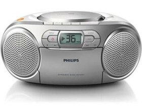 Philips AZ127 strieborná / Rádio / FM / CD (AZ127)