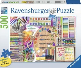 Ravensburger Puzzle Paleta umelca XXL
