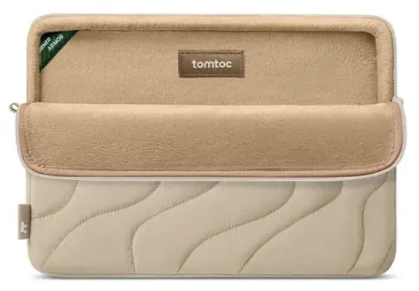 Tomtoc Terra A27 Sleeve Natural Sand / Puzdro / MacBook Air 15" / M2, M3, M4 (A27E3K2)