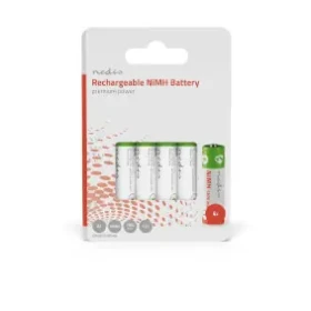 Nedis Dobíjacia Ni-MH batéria AA 4 ks / 1.2 V DC / 1300 mAh (BANM13HR64B)