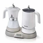 Ariete 1344 biela / Raňajková stanica 3 v 1 / 500 W / moka + penič mlieka + ohrev vody / 0,25 l (1344)