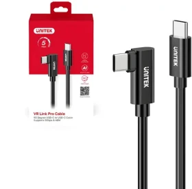 Unitek C14094ABK01-5M čierna / Kábel USB-C / USB-C (M) - USB-C (M) / 5 m (C14094ABK01-5M)