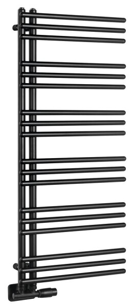 AQUALINE - POSEIDON vykurovacie teleso 450x1140, čierna mat PS411B