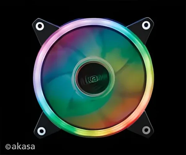 Akasa AK-FN098 Vegas R7 / 120mm RGB ventilátor / riadenie z základnej dosky (AK-FN098)