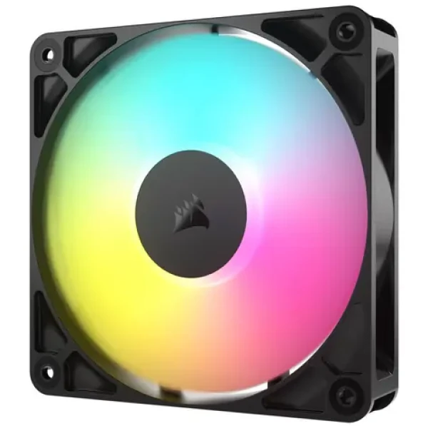 Corsair RS120 ARGB čierna / 120mm / Magnetic Dome Bearing / 420-2100 RPM / 72.8 CFM / 4-Pin (CO-9050180-WW)