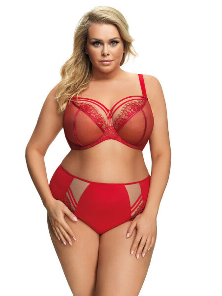 Gorsenia K 497 M-3XL Paradise spodný diel plaviek červený Ruda XL
