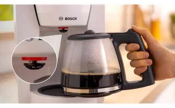 BOSCH TKA3M131 biela / Kávovar na prekvapkávanú kávu / 1200W / 1.4 l (TKA3M131)