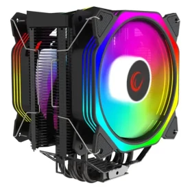 Rampage Octagon C60 čierna / 2x 120mm / TDP 180W / 29 dB @ 1800 RPM / 57 CFM / Intel + AMD (OCTAGONC60-BLACK)
