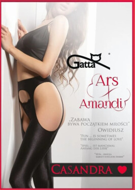 Dámske nohavičky ARS AMANDI STRIP PANTY CASANDRA Black - Gatta 2-S černá