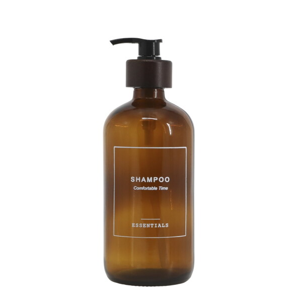 Chic Antique Sklenený dávkovač na šampón Mocca 500 ml