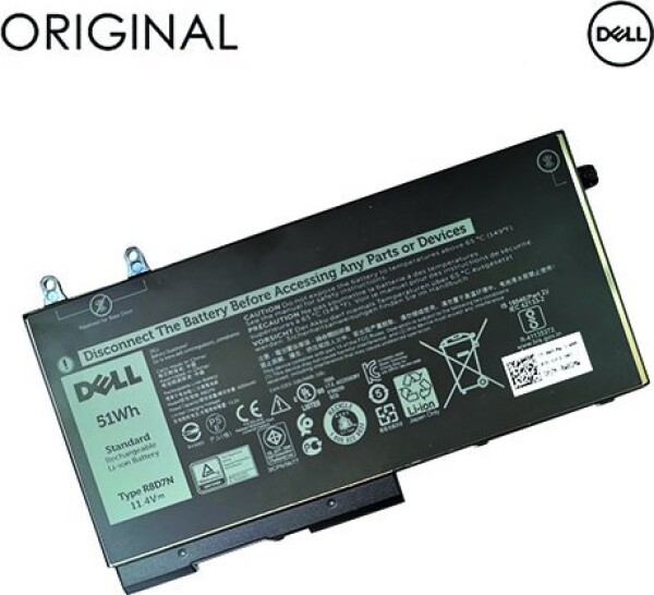 Dell Nešiojamo kompiuterio baterija DELL R8D7N, 4255mAh, Original