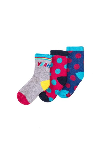 Dievčenské ponožky 3pack, Minoti, TG SOCK 24, dievča - 80/92 | 1/2let
