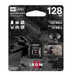 GOODRAM IRDM microSDXC 128GB + adaptér / Class 10 / UHS-I U3 / R: 100 MBs / W: 70 MBs (IR-M3AA-1280R12)