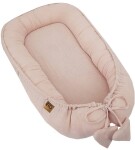 EKO Hniezdo pre bábätko mušelínové Powder pink 90x60 cm
