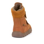 Detské zimné barefoot topánky ZERU TEX WINTER Cognac, Froddo, G3160240-2, hnedá - 24