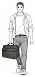 Taška na notebook Enrico Benetti Northern 47246 Olive