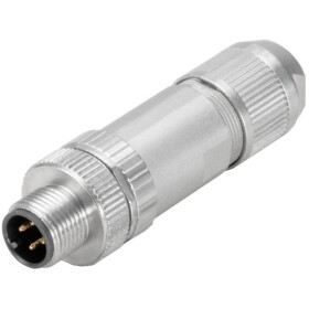 Weidmüller SAISP-M-5A-4/8-M12 neupravený zástrčkový konektor pre senzory - aktory, 2681600000, piny: 5, 1 ks; 2681600000