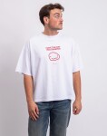 Monkey Studios Tričko Have The Day You Deserve? white/red L