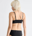 SLOGGI ZERO MICROFIBRE 2.0 - ultra ľahká bezšvová braletka z recyklovaného mikrovlákna Sloggi BLACK S
