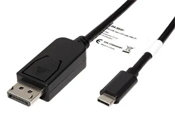 Roline Kábel USB C(M) na DisplayPort(M) / 4K@60Hz / 2m (11.04.5846)