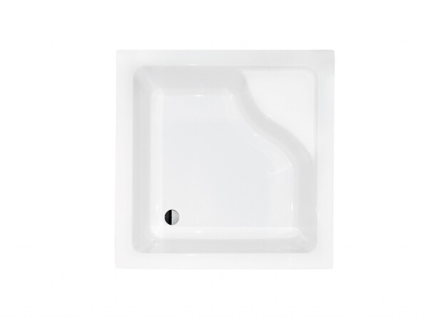 BESCO - Štvorcová sprchová vanička IGOR - Nožičky k vani - Bez nožičiek, Rozmer A - 90, Rozmer B - 90 VANKIGOR90