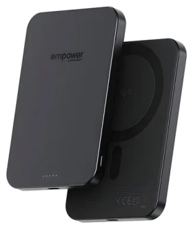 PanzerGlass empower Qi2 5000 mAh čierna / Powerbanka / bezdrôtové nabíjanie (EM78115)
