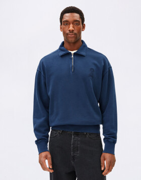 Armedangels GMT Dye Zip Troyer 3616 tinted navy washed M
