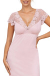 Dámska nočná košeľa Ismena Powder Pink - Donna M pudrovo-růžová