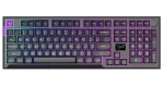 PREYON Silent Claw Red sivá / herná bezdrôtová klávesnica / mechanická / Gateron Red Pro / USB+2.4GHz+BT / US (PSCR105B)