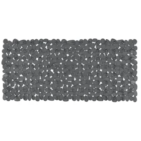 Spirella RIVERSTONE tmavo šedá / Protišmyková podložka do vane / PVC / 75 x 36 cm