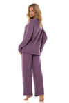 L&L 2414 long/r Domáce oblečenie S-XL set Béžová S