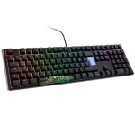 Ducky One 3 Classic Cherry MX-Red čierna / herná klávesnica / podsvietená / mechanická / drôtová USB-C / DE (DKON2108ST-RDEPDCLAWSC1)