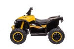 Mamido Detská elektrická štvorkolka XC-sport 2x45W žltá
