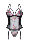 Dámsky erotický korzet Joanna corset - BEAUTY NIGHT FASHION černá S/M