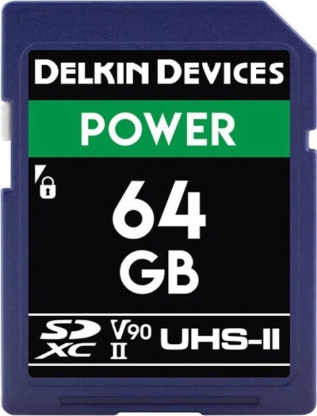 Delkin Power 2000x SDXC 64 GB Class 10 UHS-II/U3 V90 (DDSDG200064G)