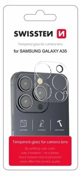 Swissten Ochranné sklo šošoviek fotoaparátu pre Samsung Galaxy A35 (94500215)
