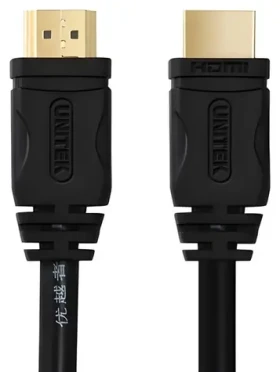 Kábel HDMI 2.0 M/M 3M čierny / Kábel / Pozlátené konektory / Medené jadro (Y-C139)
