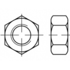 TOOLCRAFT TO-5416860 šesťhranné matice M39 ocel glavanizované zinkom 1 ks; TO-5416860