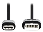 Nedis USB-C (M) - USB-A (M) čierna / Kábel / USB 2.0 / 2 m (CCGL60600BK20)
