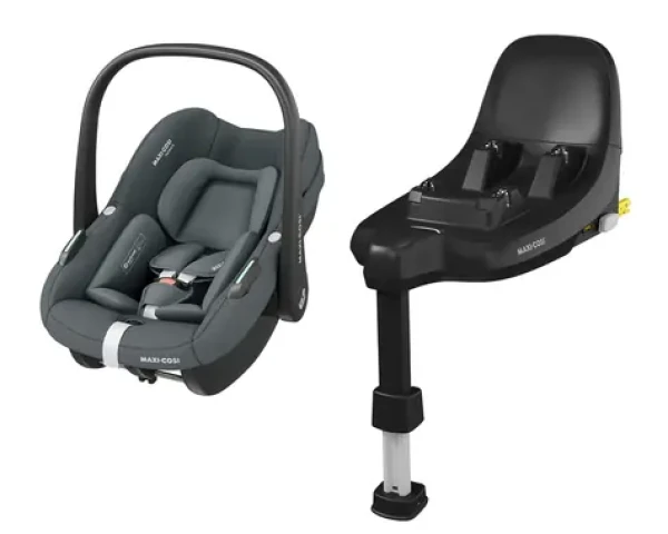 Maxi-Cosi Pebble S autosedačka Tonal Graphite + základňa FamilyFix S/od narodenia (0-13 kg, do 83 cm) (X-8440106110MC-8056010110MC)